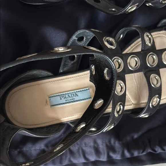 Prada Black Women's Sandals
